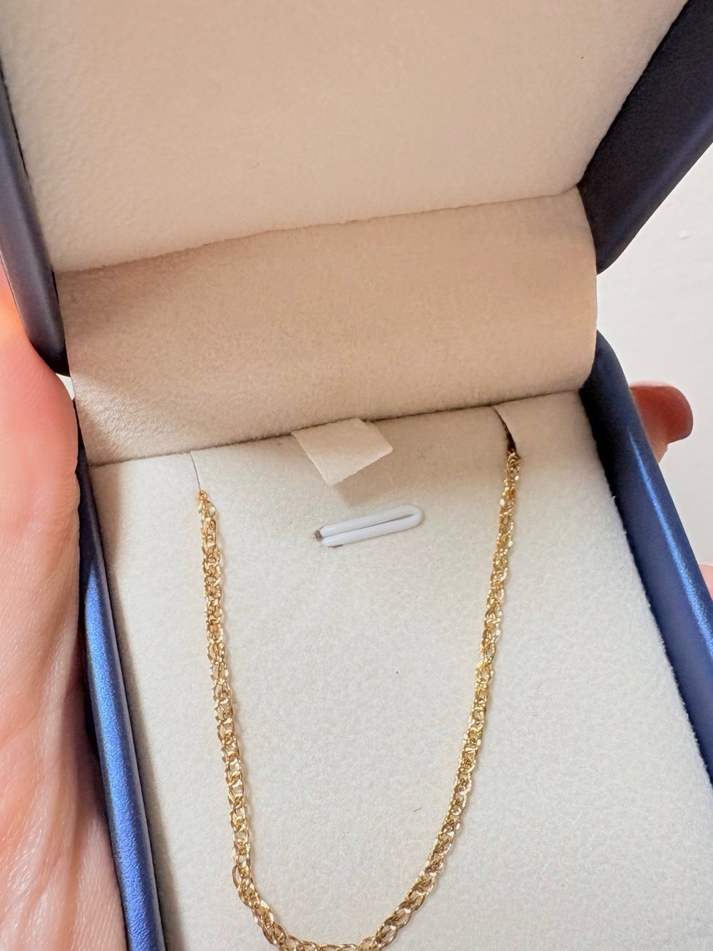 Classic 10k 16inch Gold Rope Chain Necklace - Women Jewelry